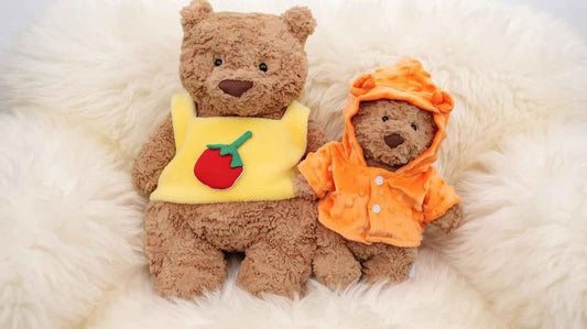 Halloween Pumpkin Top for Jellycat Bartholomew Bear