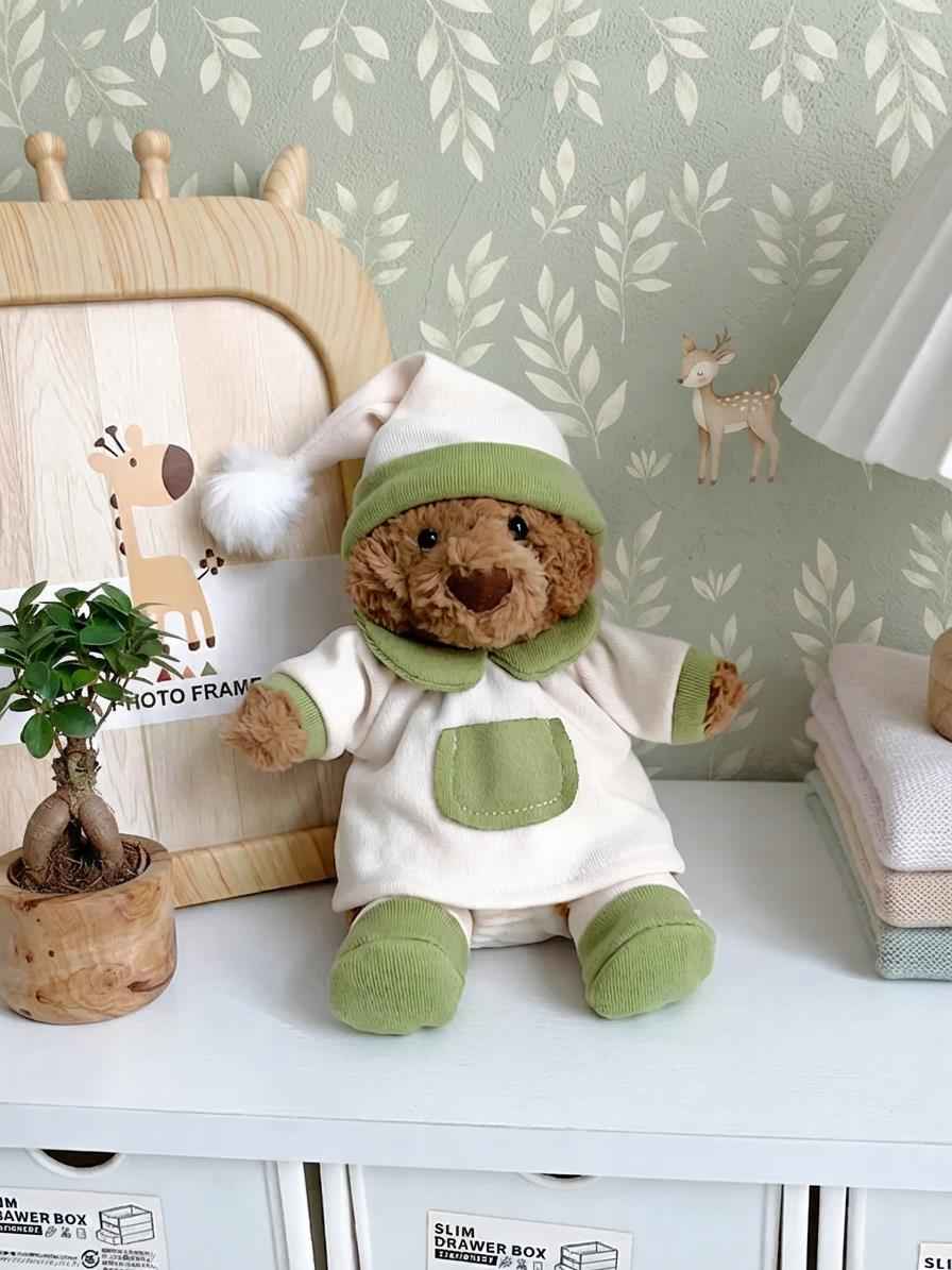 Bartholomew Bear Pajama Set  Cozy Loungewear for Plush Toys (6" to 22")