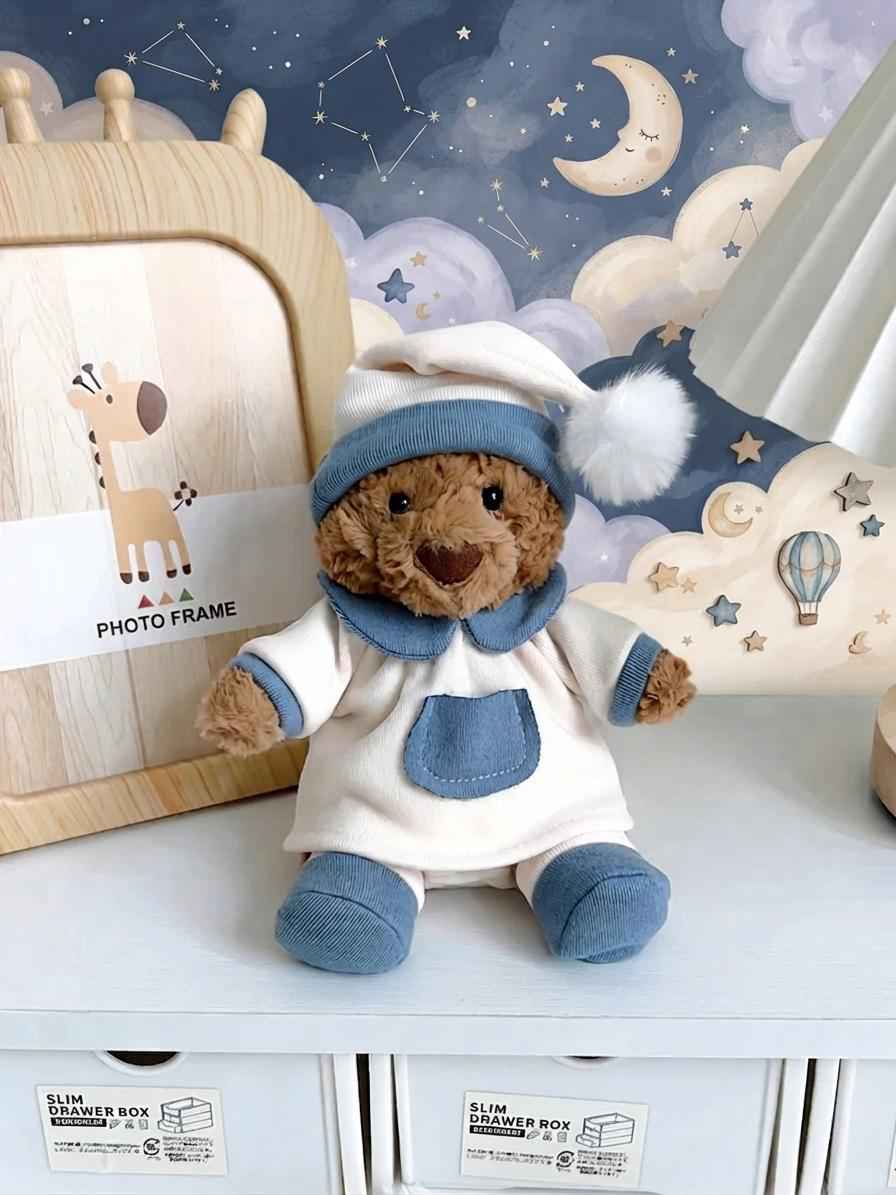 Bartholomew Bear Pajama Set  Cozy Loungewear for Plush Toys (6" to 22")