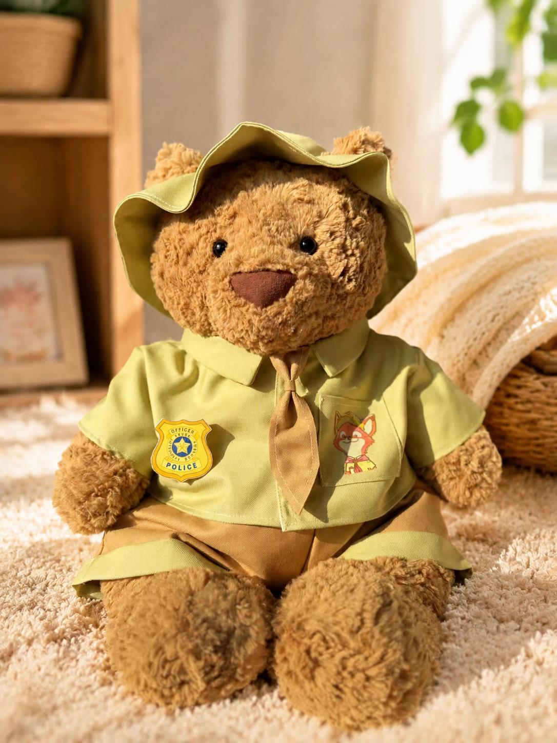 Handmade Bartholomew Bear & Fox Couple Outfit Set