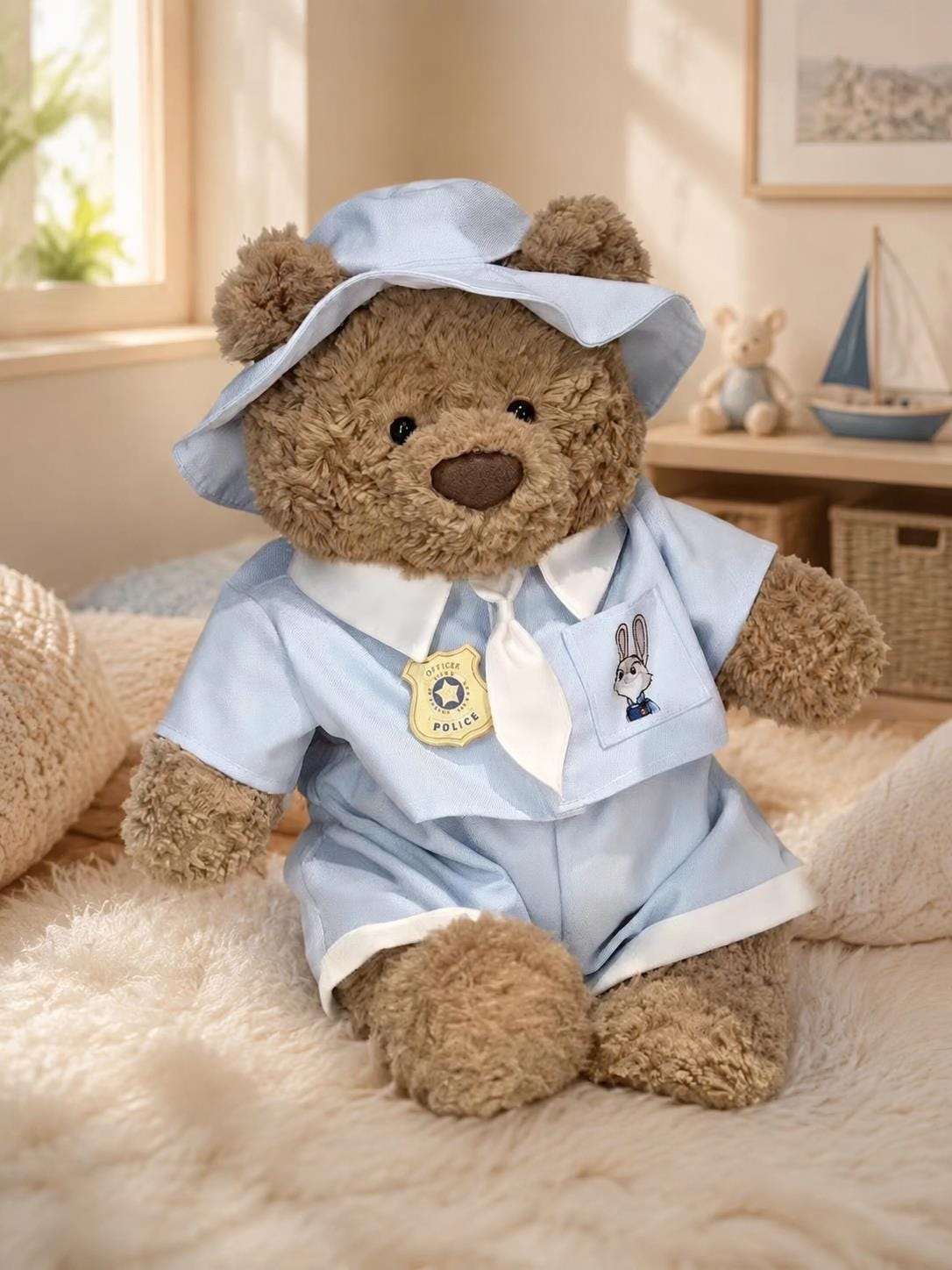 Handmade Bartholomew Bear & Fox Couple Outfit Set