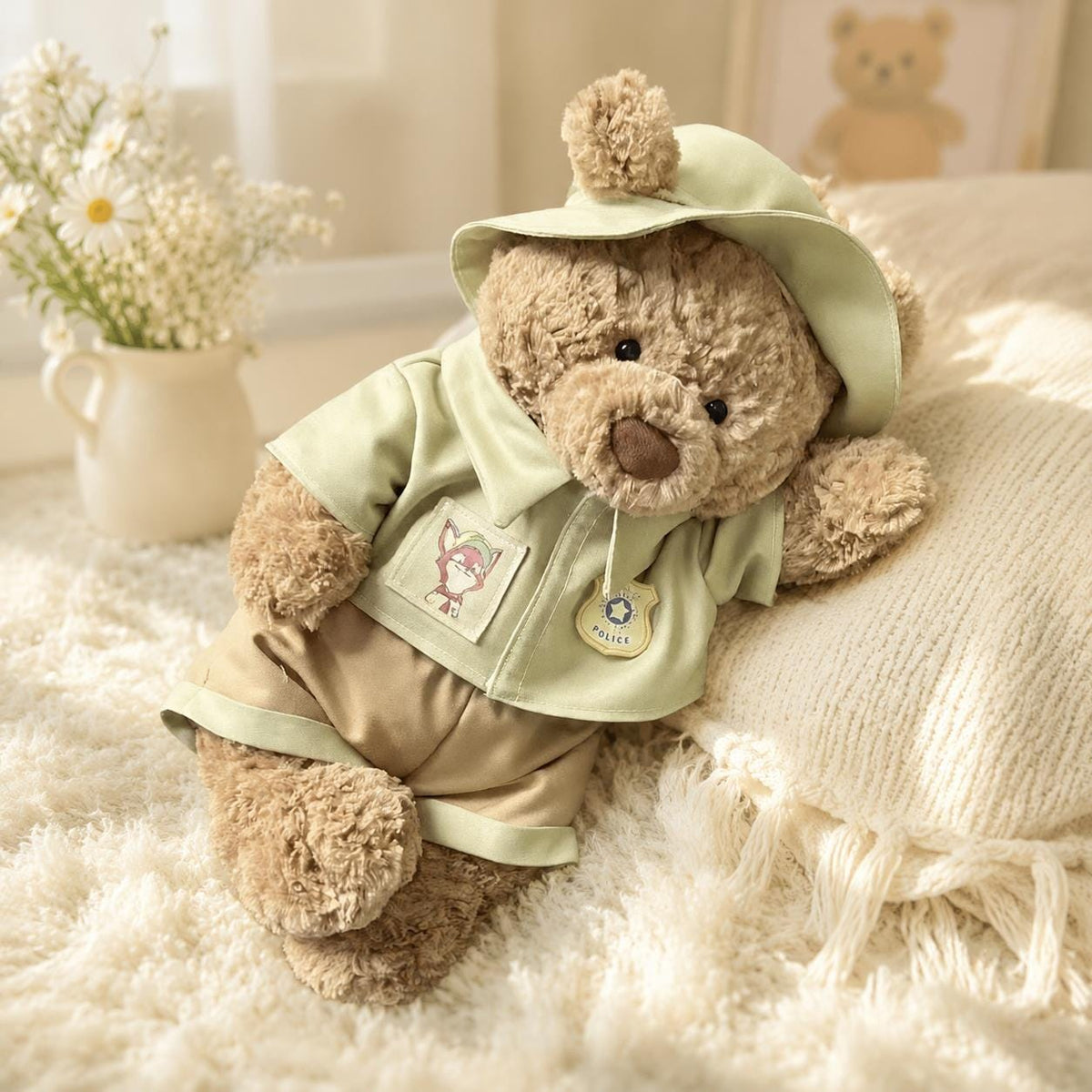 Handmade Bartholomew Bear & Fox Couple Outfit Set