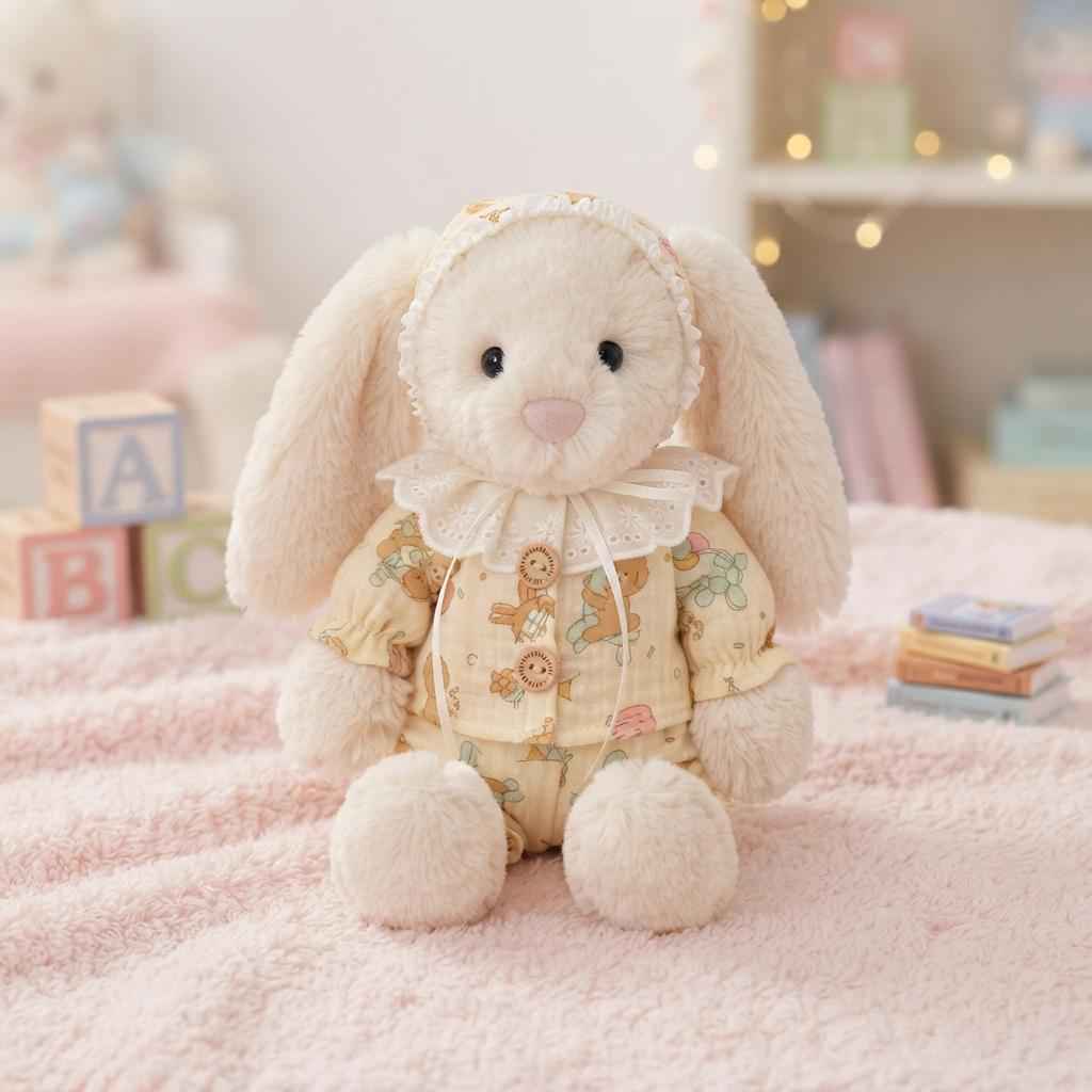 Cozy Loungewear Set for Plush Stuffed Animals  Fits 6-22 Inch Bears, Bunnies