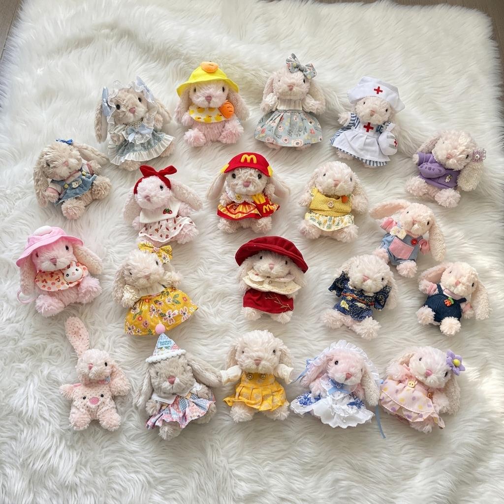 Handmade Yummy  Bunny Plush  Outfits