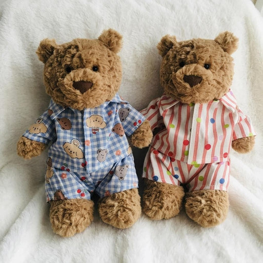 Pajamas for Jellycat Bartholomew Bear, Cute Sleepwear Outfit