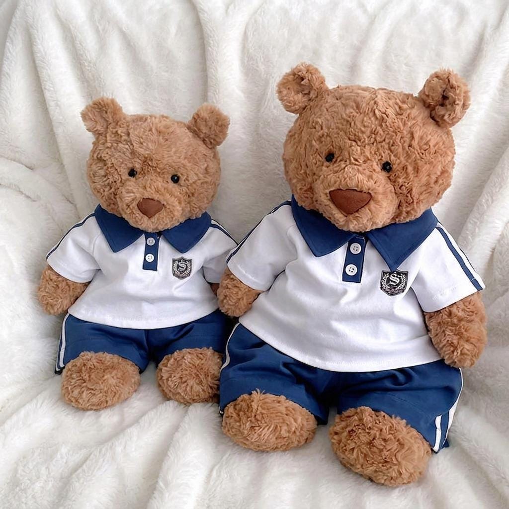 Handmade Bartholomew Bear School Uniform Outfit