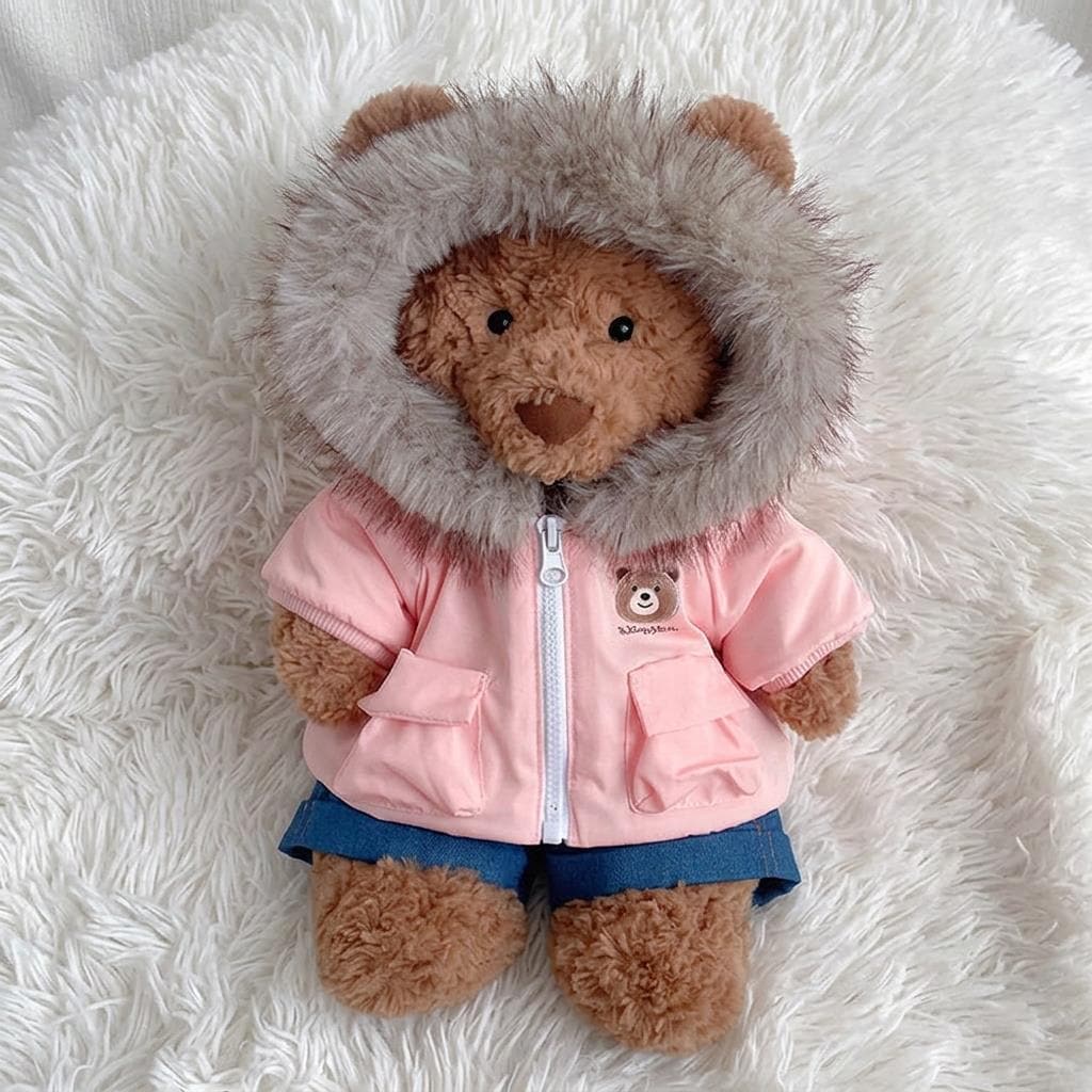 Handmade Bartholomew Bear  Hoodie Hooded Padded Jacket