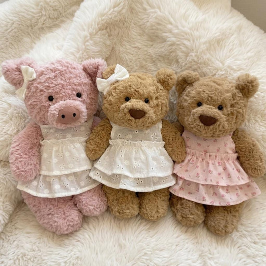 Handmade Bartholomew bear  Barnabus Pig  outfits -  dress