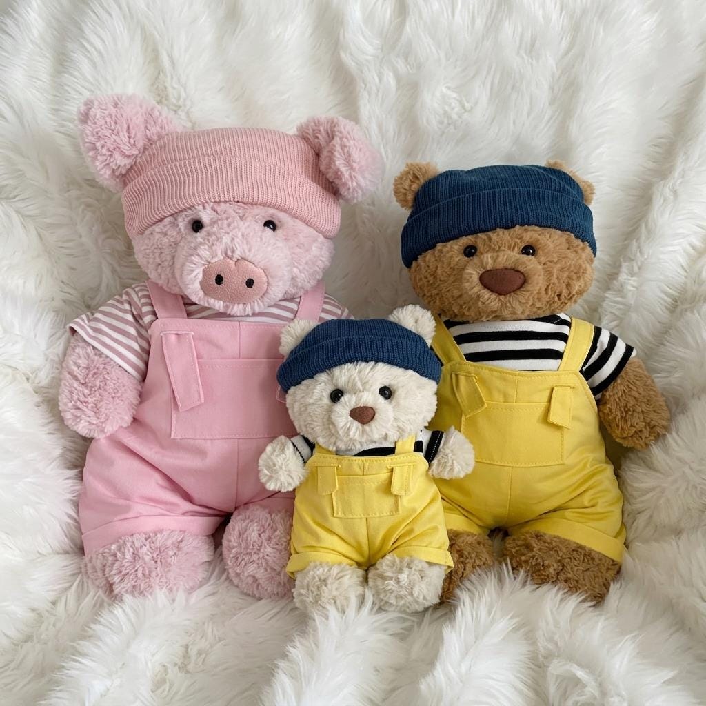 Handmade Bartholomew bear clothes outfits - Seafarer