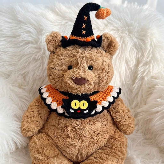 Crochet Halloween Costume for Jellycat Bartholomew Bear & Barnabus Pig