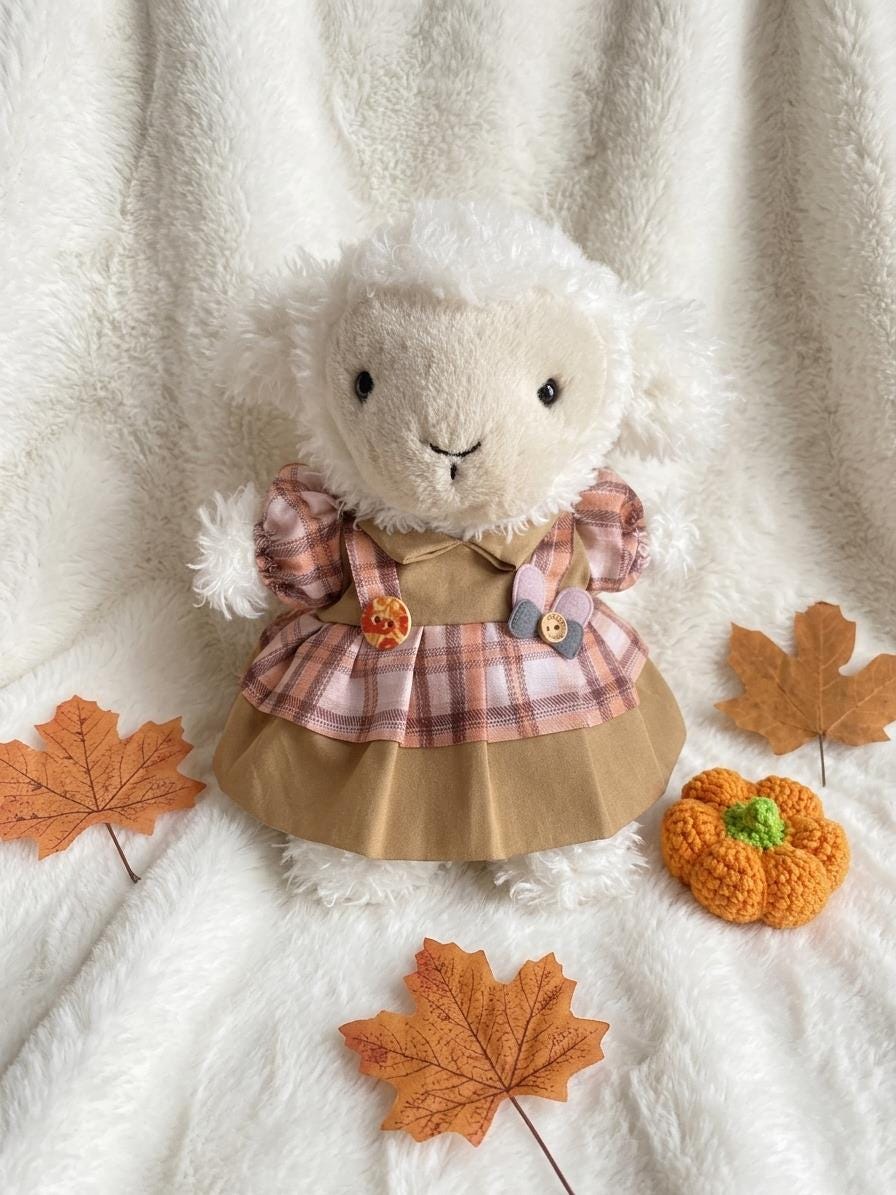 Handmade Little Lamb Halloween Pumpkin Outfit Set for Little Collection  Dresses, Pajamas & Costumes