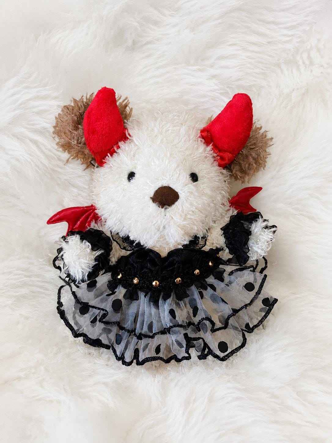 Handmade Halloween Pumpkin Outfit Set for Little Pup  Dresses, Pajamas, Costumes