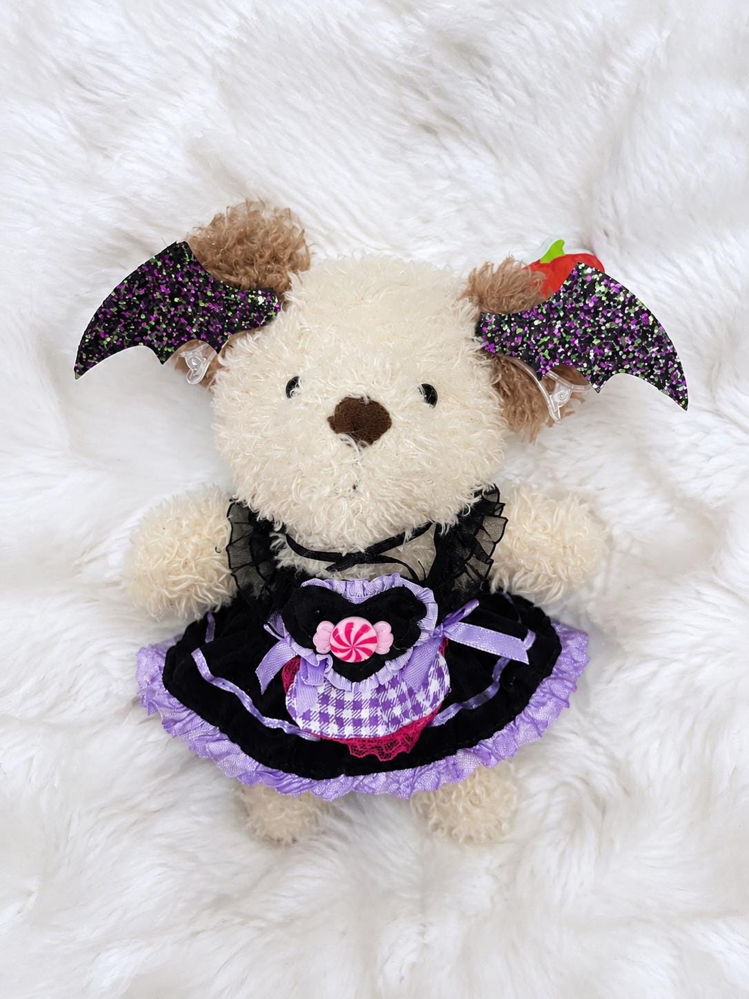 Handmade Halloween Pumpkin Outfit Set for Little Pup  Dresses, Pajamas, Costumes