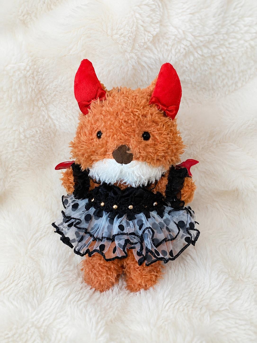 Handmade Halloween Pumpkin Outfit Set for Little Pup  Dresses, Pajamas, Costumes