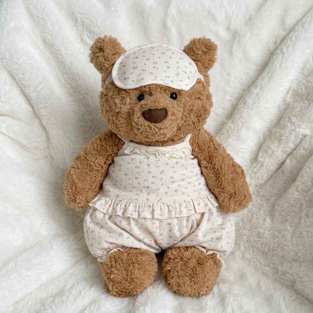 Handmade Matching Pajama Set for Bartholomew Bashful Bunny