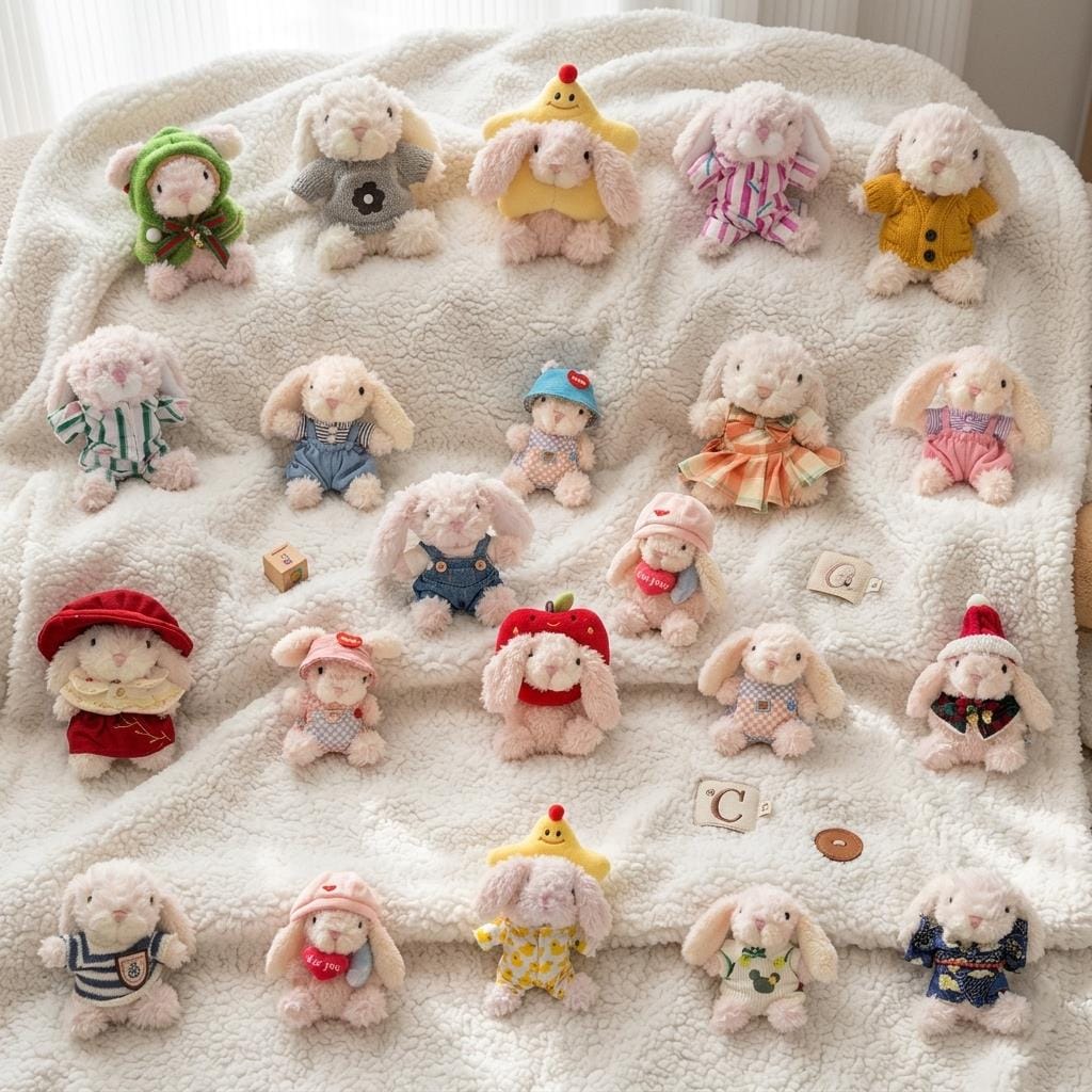 Handmade Yummy  Bunny Plush  Outfits