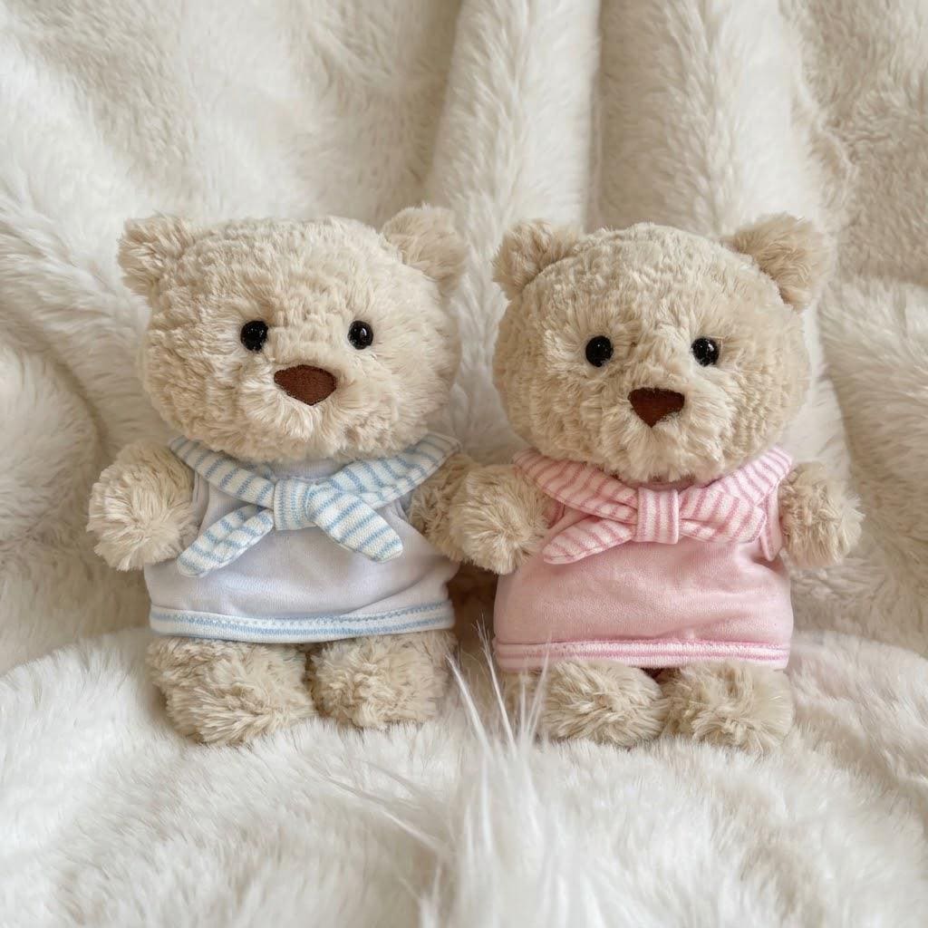 Handmade Sailor Outfit for Bartholomew Bear & Bashful Bunny Plushies