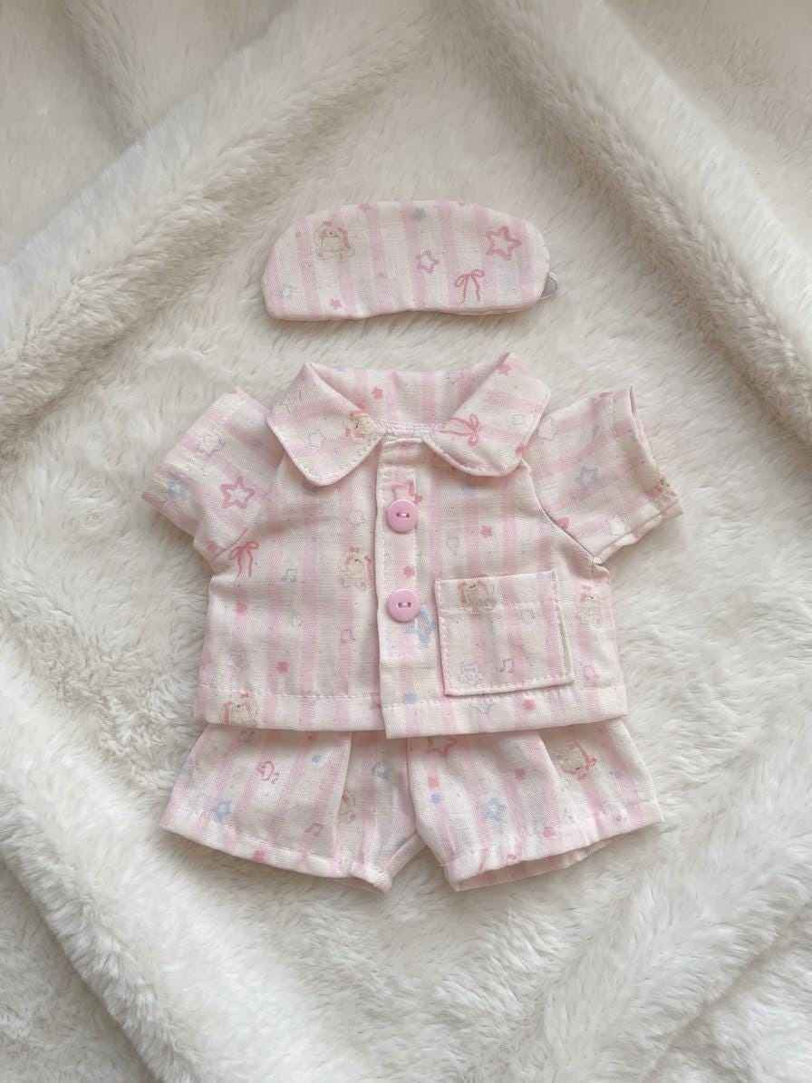 Handmade Floral Pajama Set for Bashful Bunny