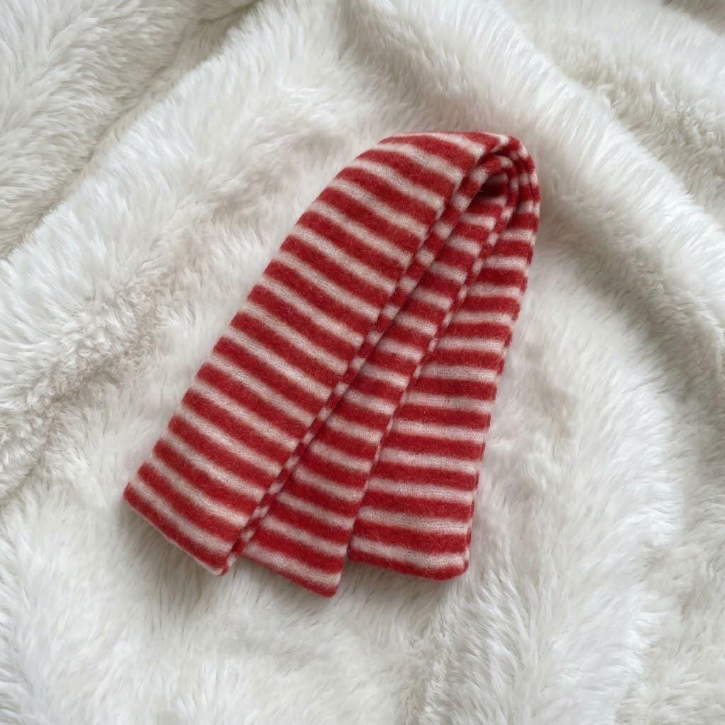Handmade Christmas Santa Hat  Winter Scarf Set for Bartholomew Bear, Plush Dolls  Teddy Bears