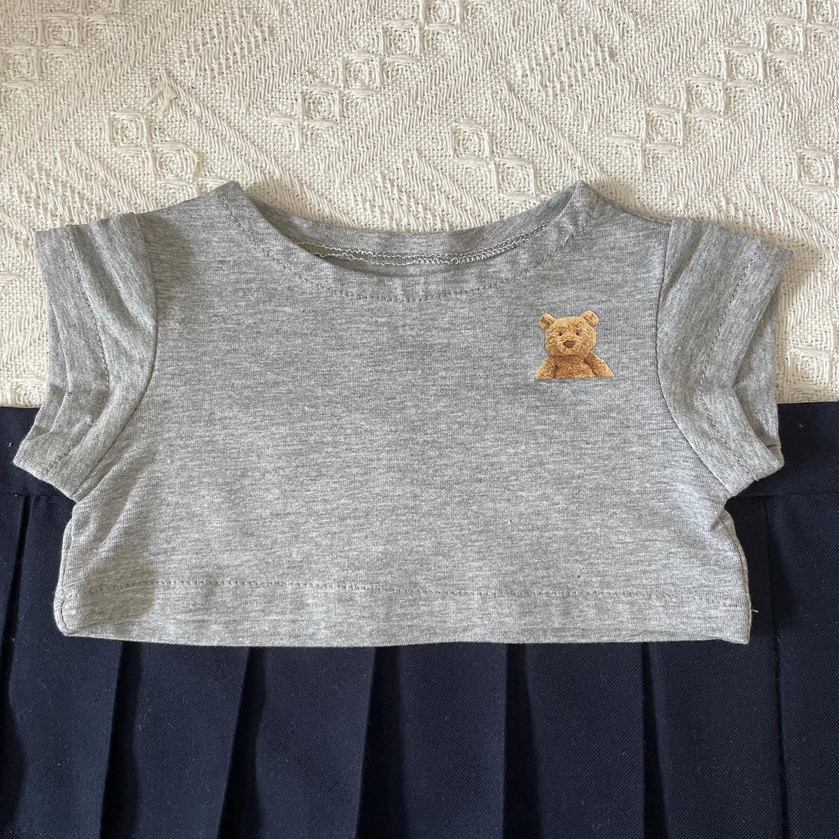 Handmade T-Shirt & Vest Set for Bartholomew Bear Plushie