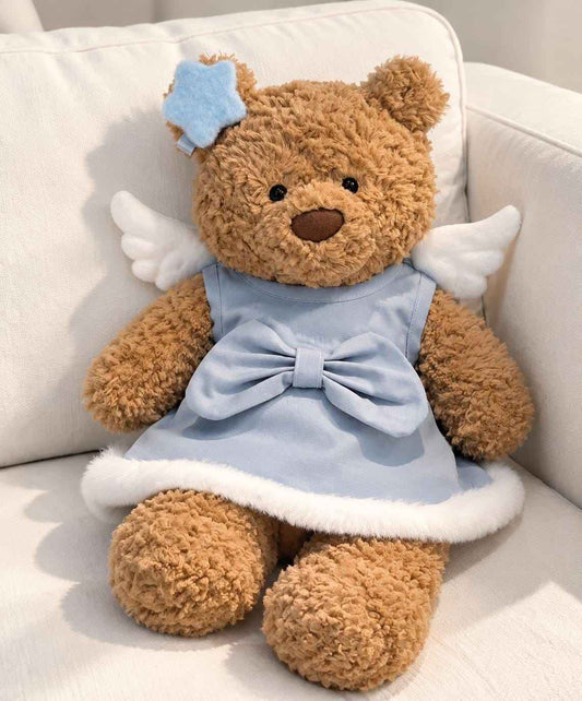 Cute Angel Dress Set for Bartholomew Bear  Teddy Bear Outfit with Wings & Bow
