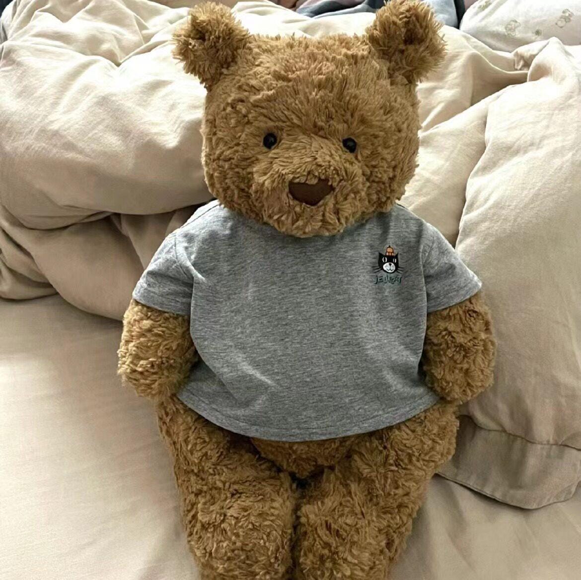 Handmade T-Shirt & Vest Set for Bartholomew Bear Plushie