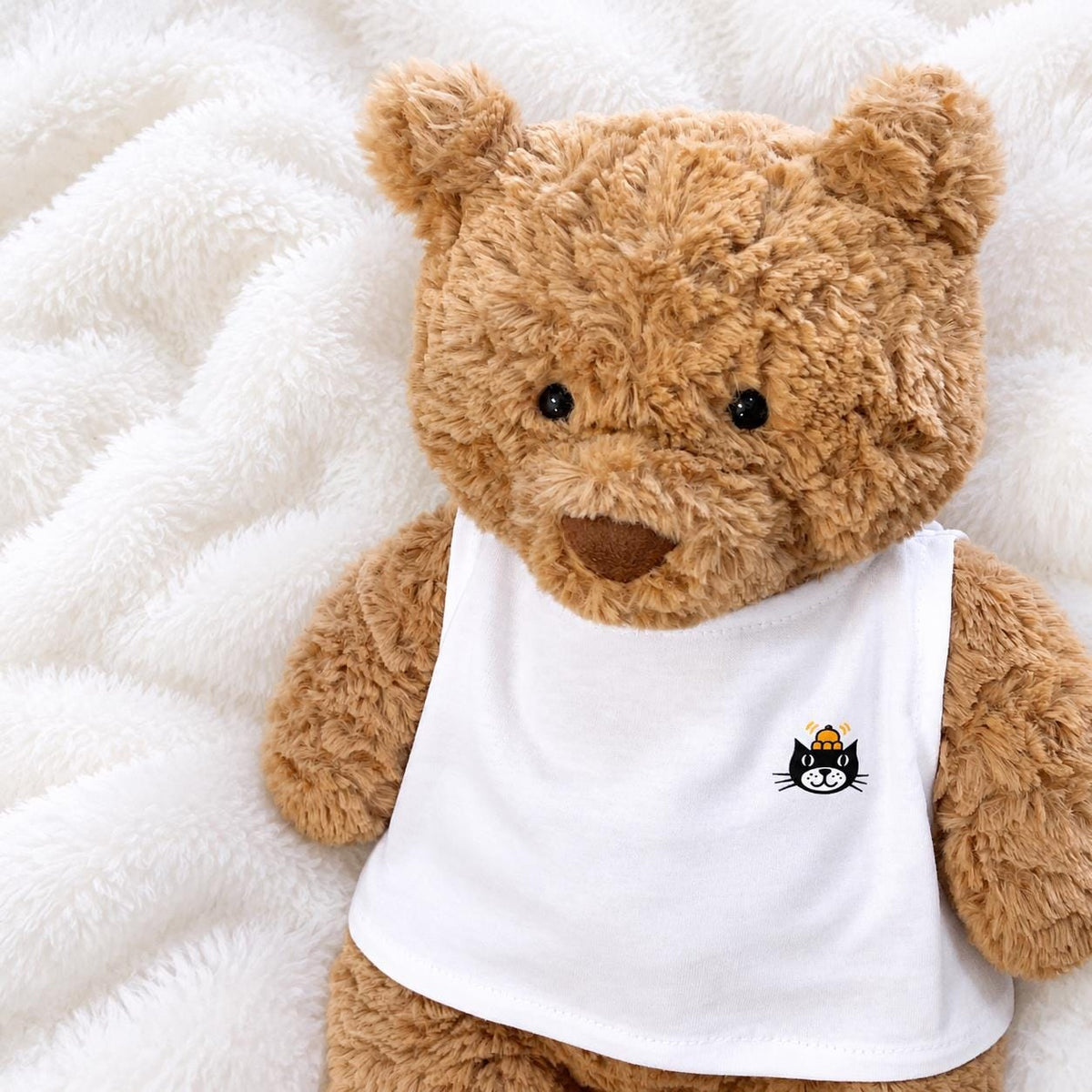 Handmade T-Shirt & Vest Set for Bartholomew Bear Plushie