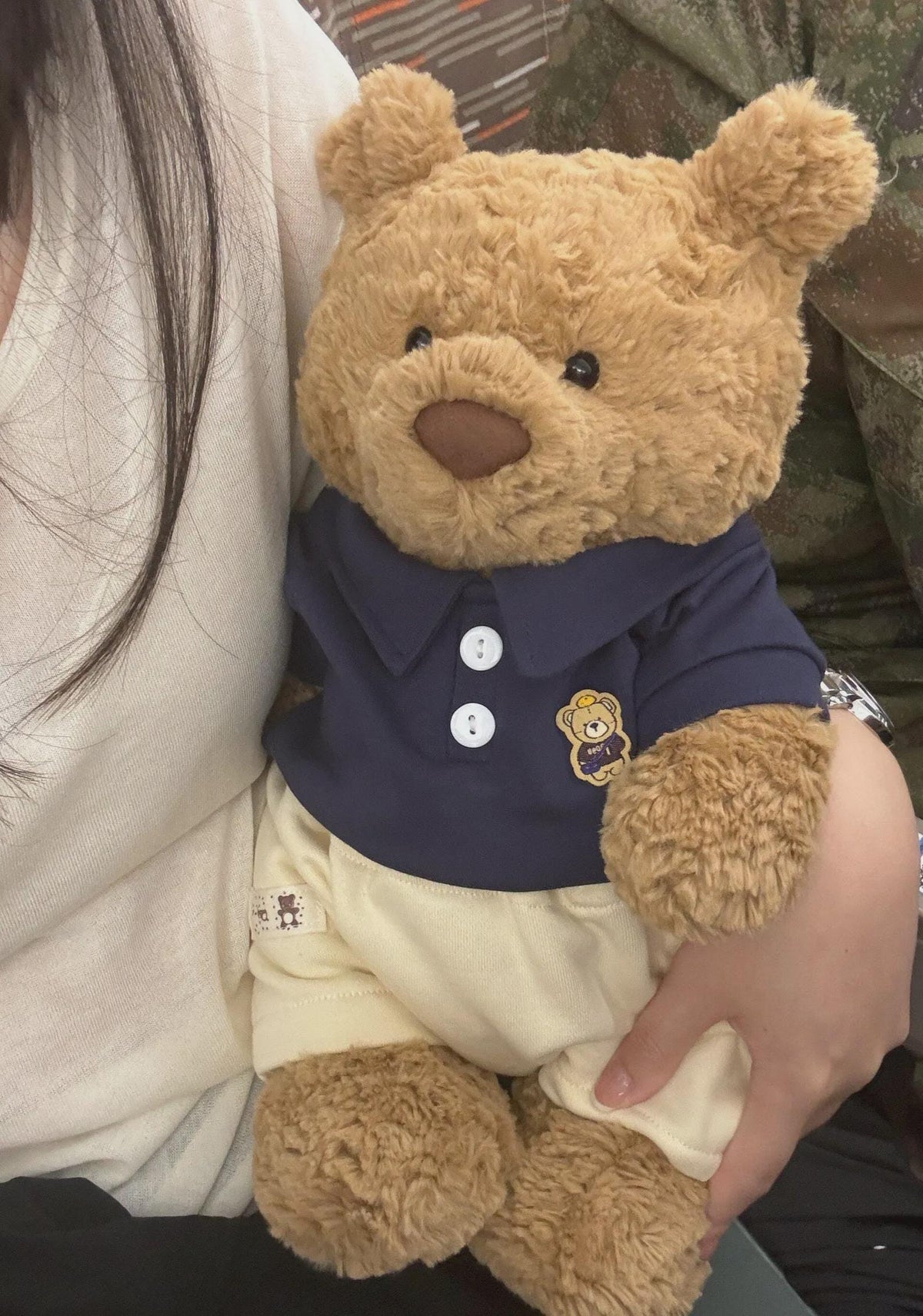 Polo Shirt and Sweatpants Set for Jellycat Bartholomew Bear, Casual Teddy Bear Outfit – photo 2