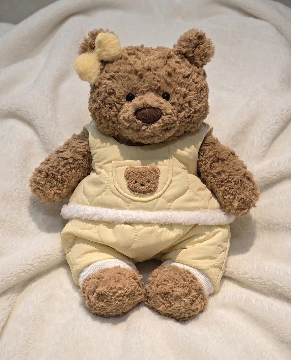 Romper and Shorts Set for Jellycat Bartholomew Bear, Pink, Yellow or Blue – photo 3