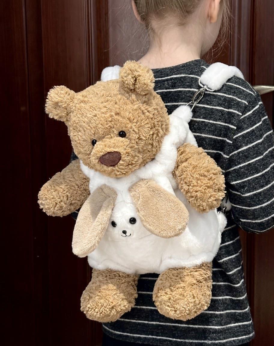 Backpack Outfit for Jellycat Bartholomew Bear, Bunny or Plaid Style