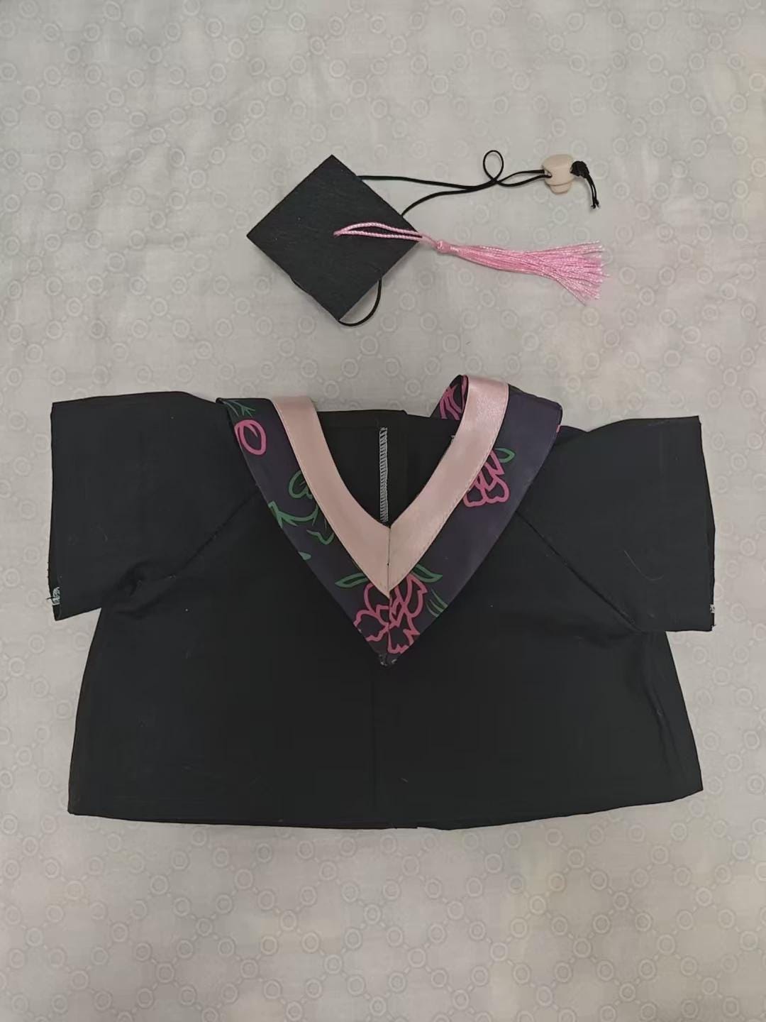 Graduation Cap and Gown for Jellycat Bartholomew Bear & Bashful Bunny – photo 5