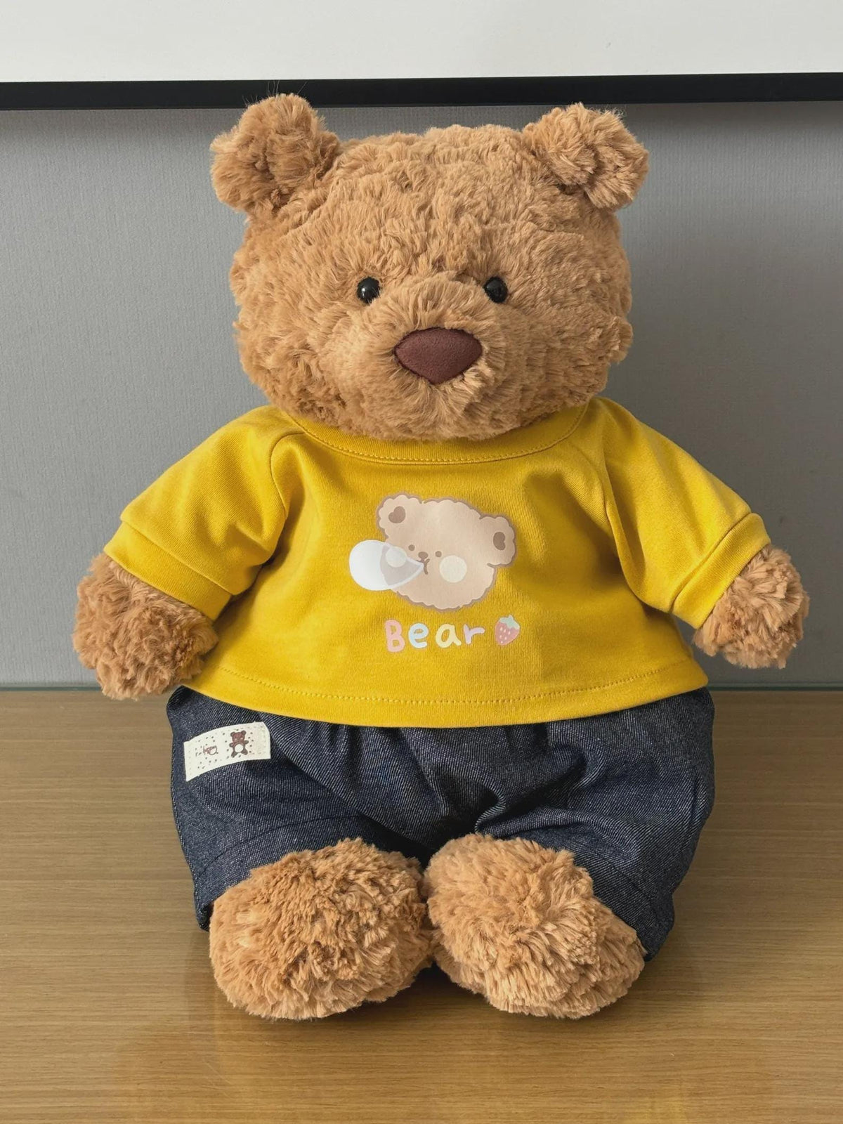 Polo Shirt and Sweatpants Set for Jellycat Bartholomew Bear, Casual Teddy Bear Outfit – photo 7