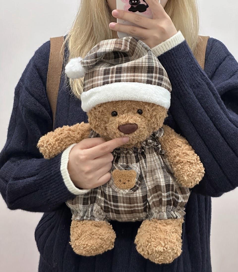 Backpack Outfit for Jellycat Bartholomew Bear, Bunny or Plaid Style – photo 2